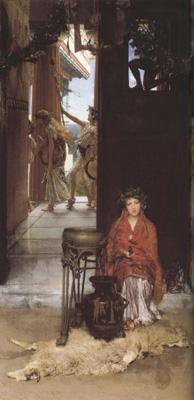 Alma-Tadema, Sir Lawrence The Way to the Temple (mk23) Norge oil painting art